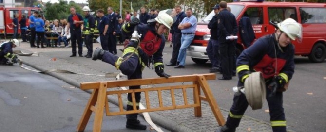 verlegen der Schlauchleitung mit Hinderniss